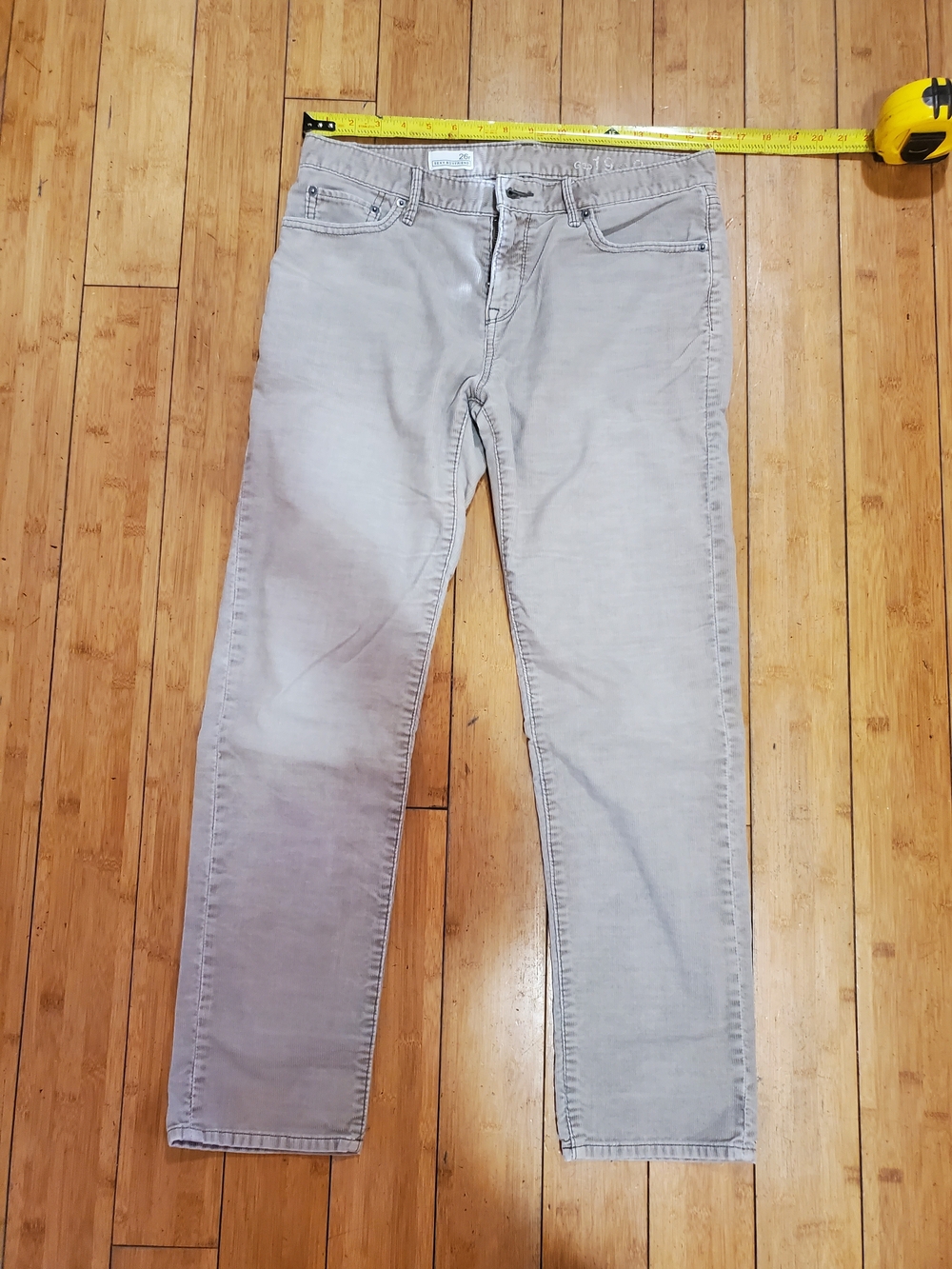 Women's Gap 1969 Sexy Boyfriend Corduroy Jeans - Tan 26/2